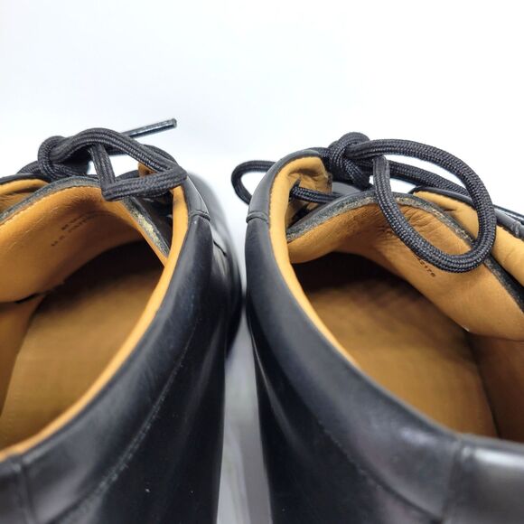 Cole Haan Mens Size 8 Black Leather Waterproof  Moc Toe Nikeair Ankle Boots
